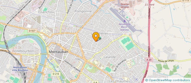 localisation de l'entreprise SCI LE VIEUX MOULIN  MONTAUBAN