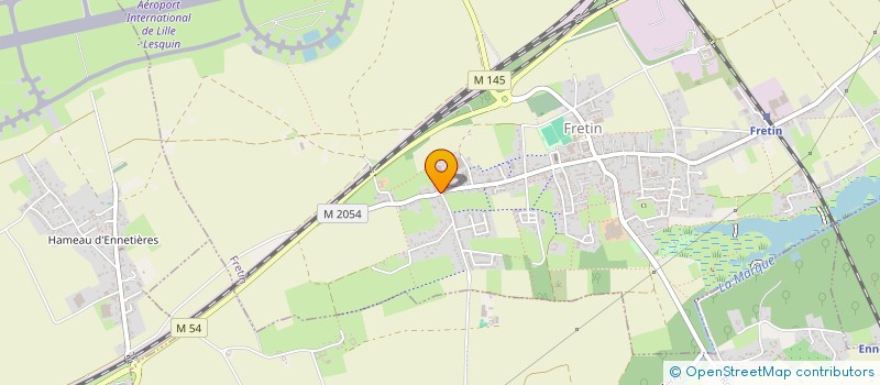 localisation de l'entreprise SCI LE VIEUX PIN  FRETIN