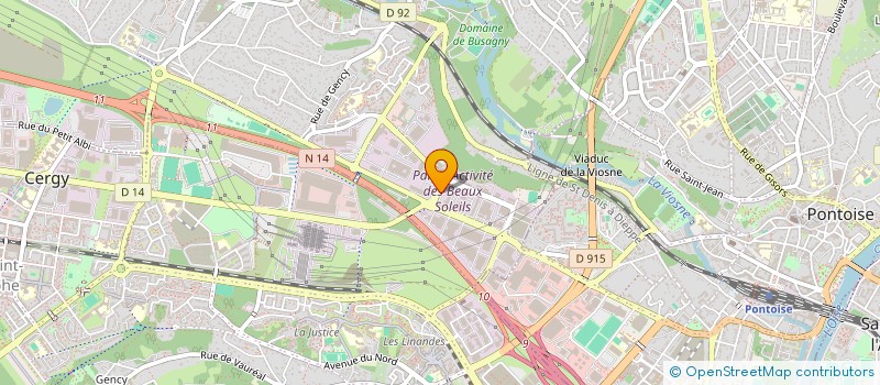 localisation de l'entreprise SCI LE VIEUX PONTOISE  OSNY