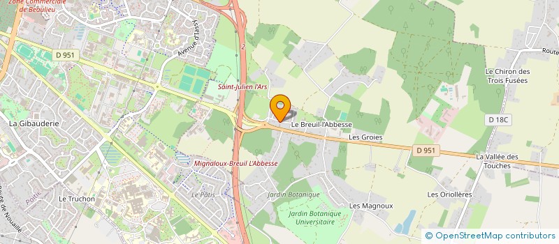 localisation de l'entreprise SCI LE VIEUX PORCHE à MIGNALOUX-BEAUVOIR