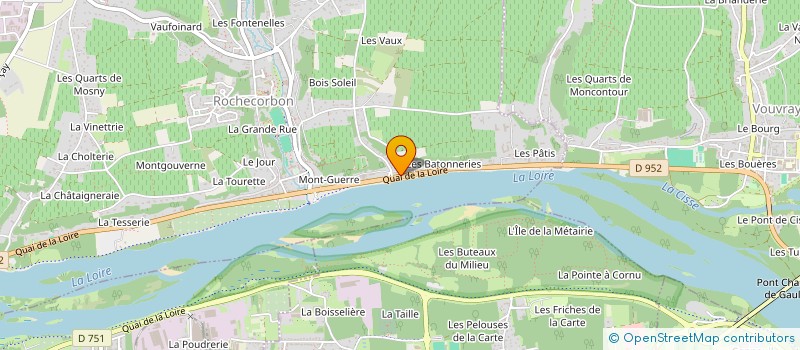 localisation de l'entreprise SCI LE VIEUX VAUVERT à ROCHECORBON
