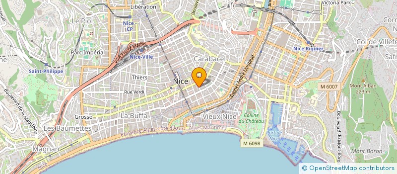 localisation de l'entreprise SCI LE VIEUX VILLAGE à NICE