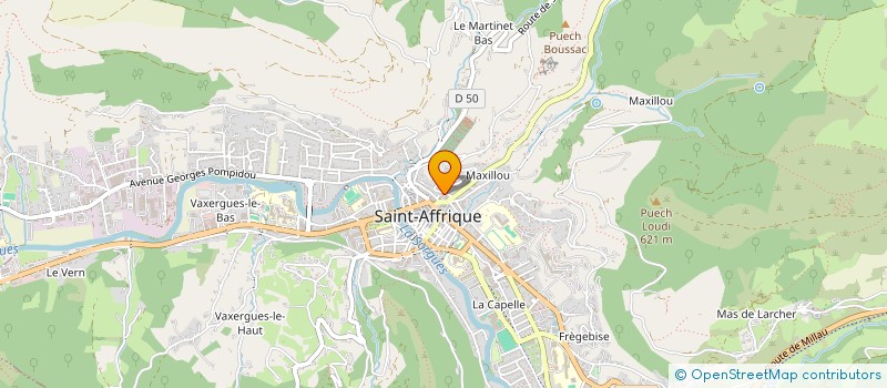 localisation de l'entreprise SCI LE VIGAN  SAINT-AFFRIQUE