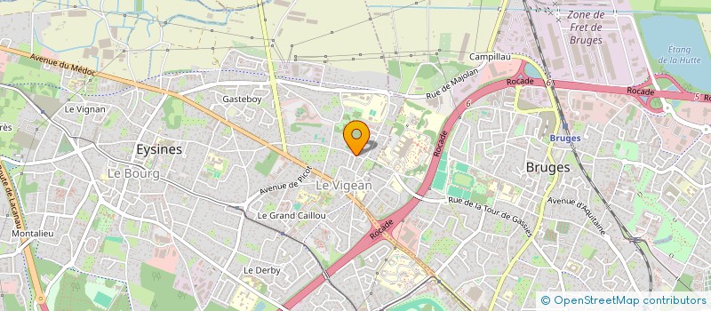 localisation de l'entreprise SCI LE VIGEAN  EYSINES
