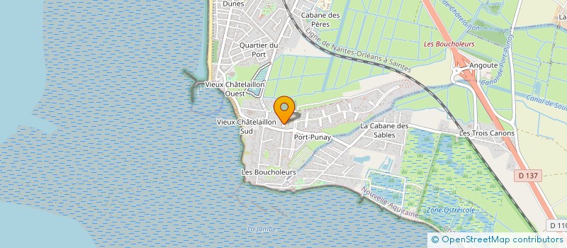 localisation de l'entreprise SCI LE VIGNEAU à CHATELAILLON-PLAGE