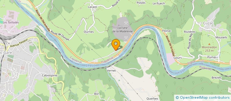 localisation de l'entreprise SCI LE VIGNIER  CAMBES