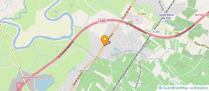 localisation de l'entreprise SCI LE VIGNOBLE  SAINT-DENIS-DE-PILE