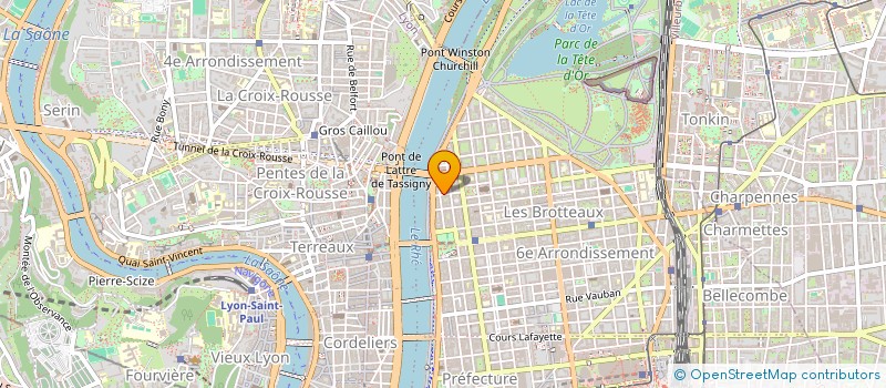 localisation de l'entreprise SCI LE VIGNON  LYON