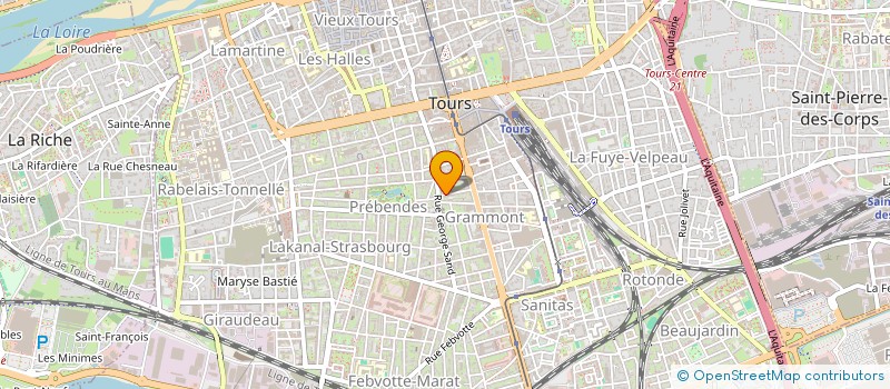 localisation de l'entreprise SCI LE VIGNY 25  TOURS