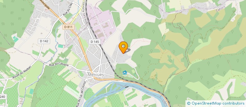 localisation de l'entreprise SCI LE VIGUIE  MERCUES