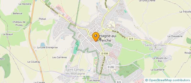 localisation de l'entreprise SCI LE VILAIN BERNARD à MORTAGNE-AU-PERCHE