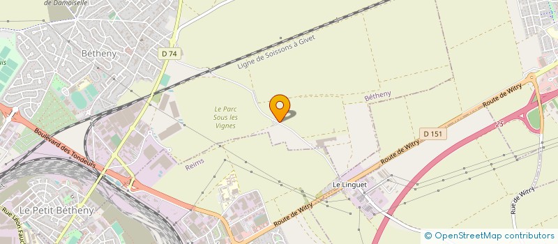 localisation de l'entreprise SCI LE VILLAGE  BETHENY