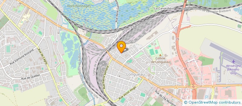 localisation de l'entreprise SCI LE VILLAGE  CAGNY