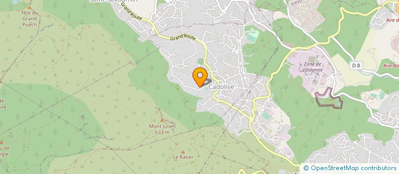 localisation de l'entreprise SCI LE VILLAGE  CADOLIVE