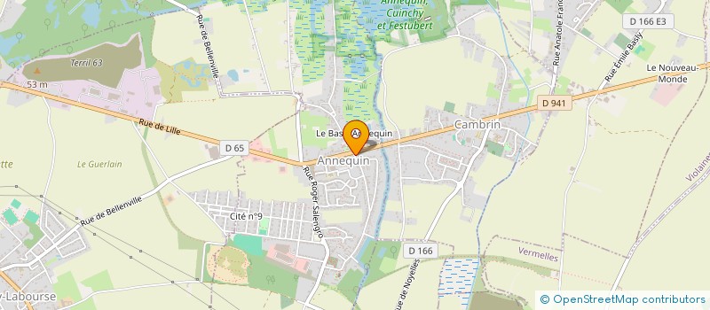 localisation de l'entreprise SCI LE VILLAGE  ANNEQUIN