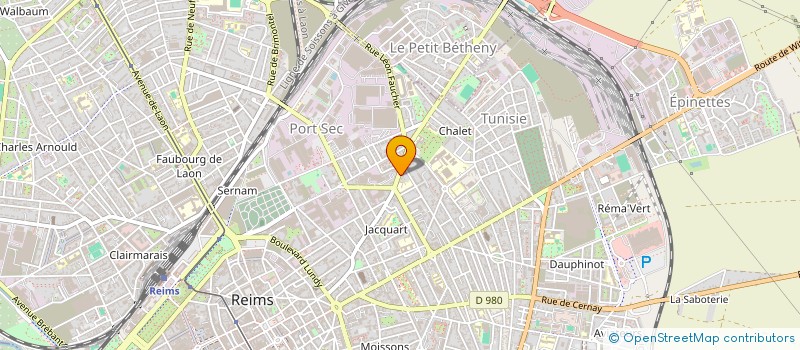 localisation de l'entreprise SCI LE VILLAGE  REIMS