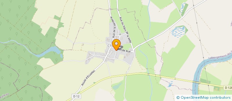 localisation de l'entreprise SCI LE VILLAGE  CHIVRES