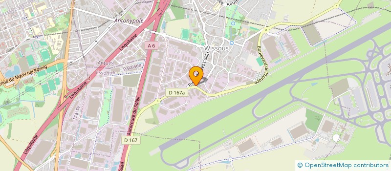 localisation de l'entreprise SCI LE VILLAGE  WISSOUS