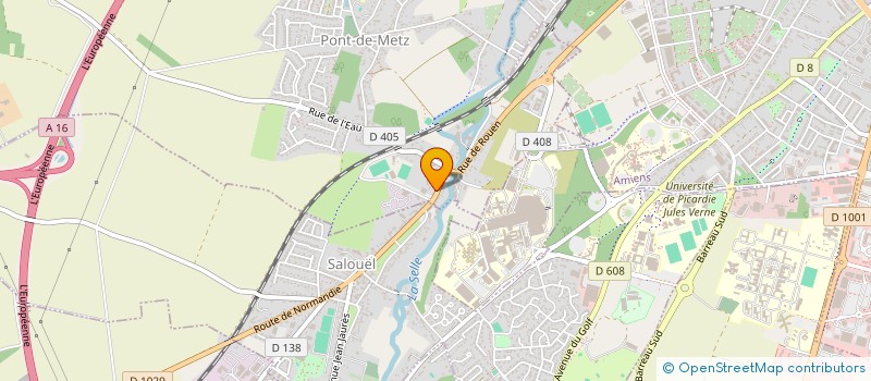 localisation de l'entreprise SCI LE VILLAGE  SALOUEL