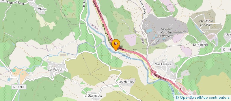 localisation de l'entreprise SCI LE VILLAGE  LODEVE