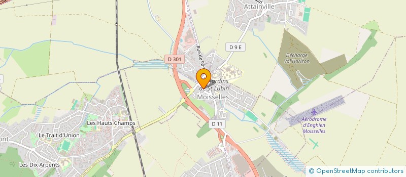 localisation de l'entreprise SCI LE VILLAGE à MOISSELLES