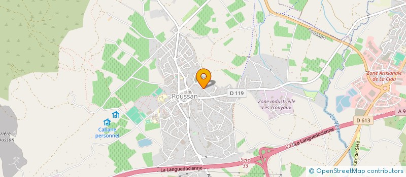 localisation de l'entreprise SCI LE VILLAGE  POUSSAN