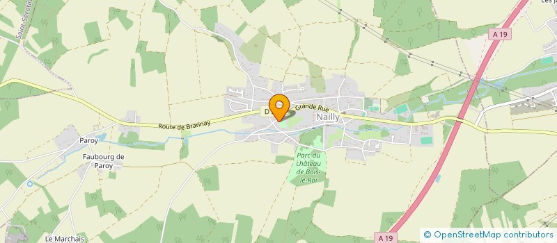 localisation de l'entreprise SCI LE VILLAGE  NAILLY