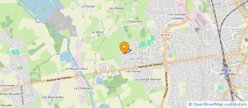 localisation de l'entreprise SCI LE VILLAGE à SAINT-DENIS-LES-BOURG