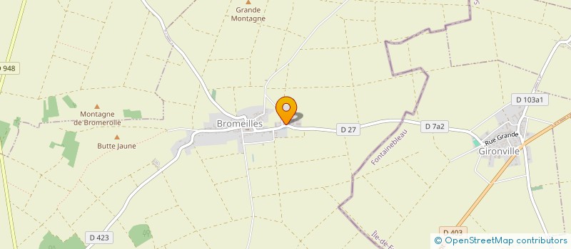 localisation de l'entreprise SCI LE VILLAGE à BROMEILLES