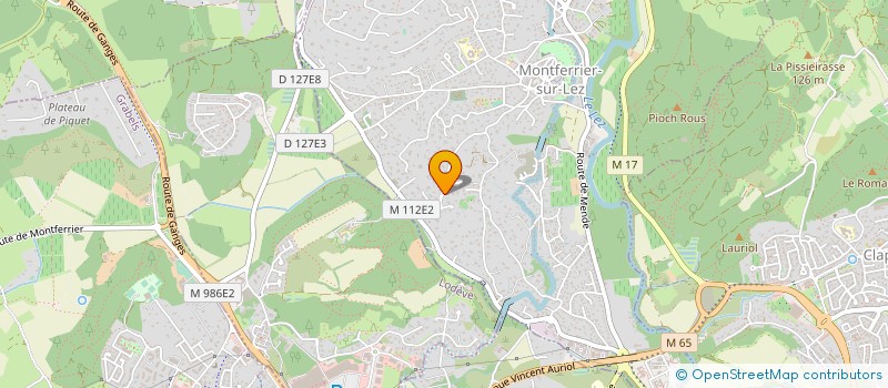 localisation de l'entreprise SCI LE VILLAGE  SAINT-GELY-DU-FESC