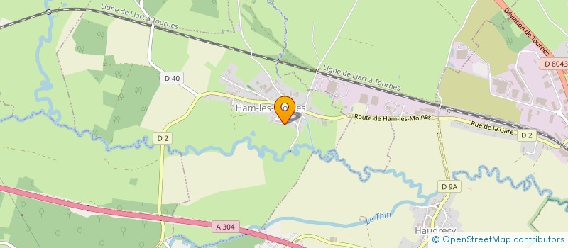 localisation de l'entreprise SCI LE VILLAGE  BELVAL