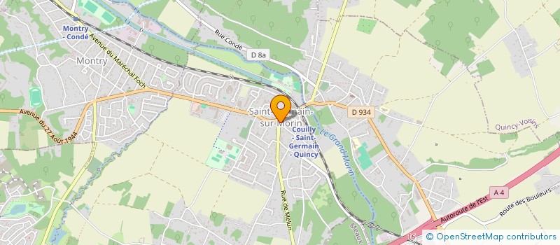 localisation de l'entreprise SCI LE VILLAGE  SAINT-GERMAIN-SUR-MORIN