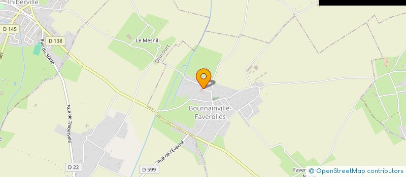 localisation de l'entreprise SCI LE VILLAGE  BOURNAINVILLE-FAVEROLLES