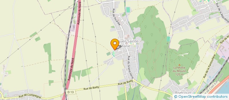 localisation de l'entreprise SCI LE VILLAGE  LONGUEIL-SAINTE-MARIE