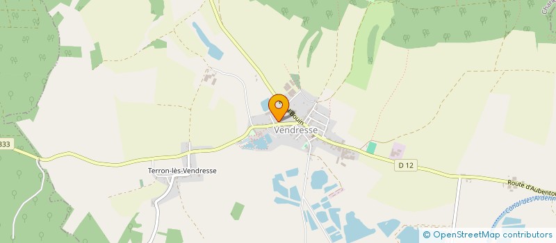 localisation de l'entreprise SCI LE VILLAGE  VENDRESSE