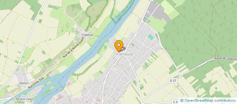 localisation de l'entreprise SCI LE VILLAGE  FRENEUSE