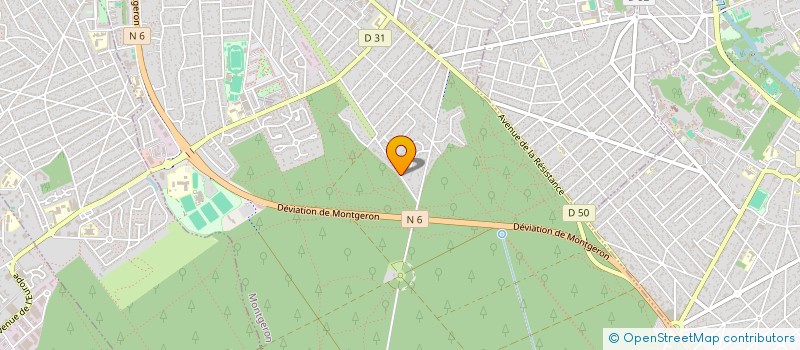 localisation de l'entreprise SCI LE VILLAGE à MONTGERON