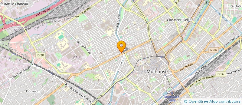 localisation de l'entreprise SCI LE VILLAGE à MULHOUSE