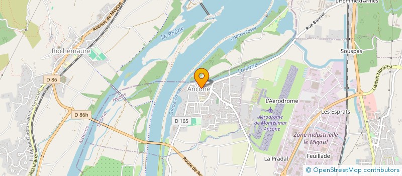 localisation de l'entreprise SCI LE VILLAGE  ANCONE