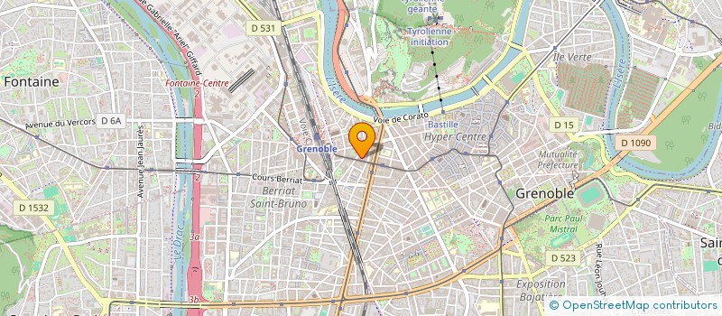 localisation de l'entreprise SCI LE VILLAGE  GRENOBLE