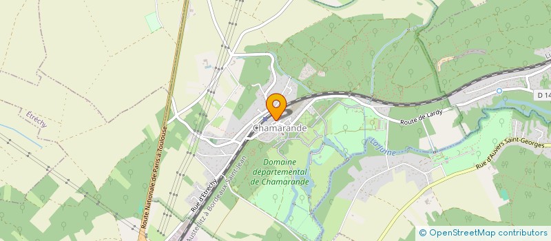 localisation de l'entreprise SCI LE VILLAGE  CHAMARANDE