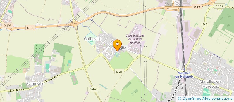 localisation de l'entreprise SCI LE VILLAGE à GUIBEVILLE