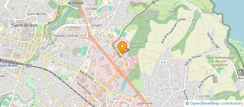 localisation de l'entreprise SCI LE VILLAGE à SAINT-BRIEUC