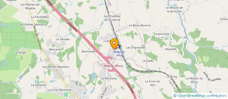 localisation de l'entreprise SCI LE VILLAGE à SAINT-HILAIRE-BONNEVAL