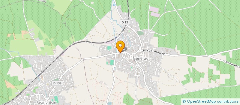 localisation de l'entreprise SCI LE VILLAGE  GENERAC