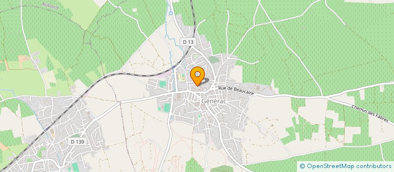 localisation de l'entreprise SCI LE VILLAGE  GENERAC