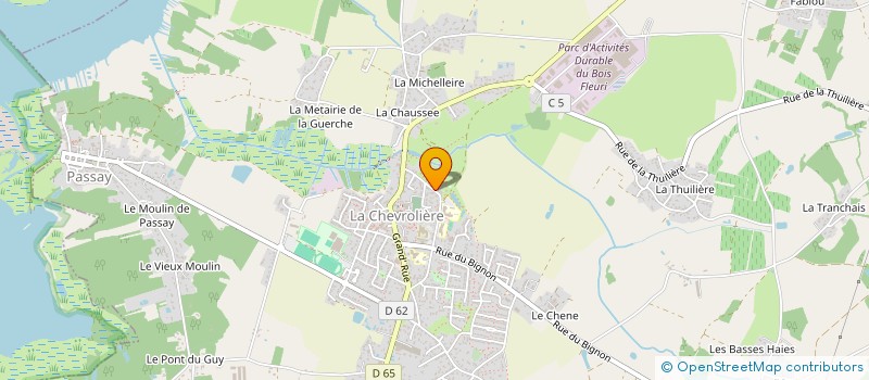 localisation de l'entreprise SCI LE VILLAGE 77  LA CHEVROLIERE