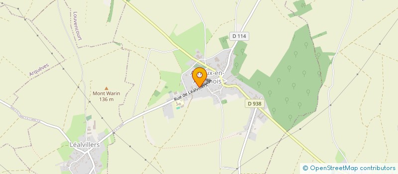 localisation de l'entreprise SCI LE VILLAGE à ACHEUX-EN-AMIENOIS