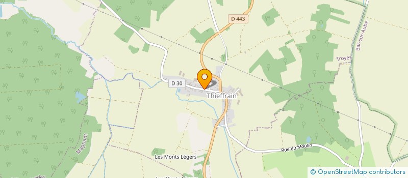 localisation de l'entreprise SCI LE VILLAGE  THIEFFRAIN