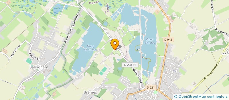 localisation de l'entreprise SCI LE VILLAGE  BREMES